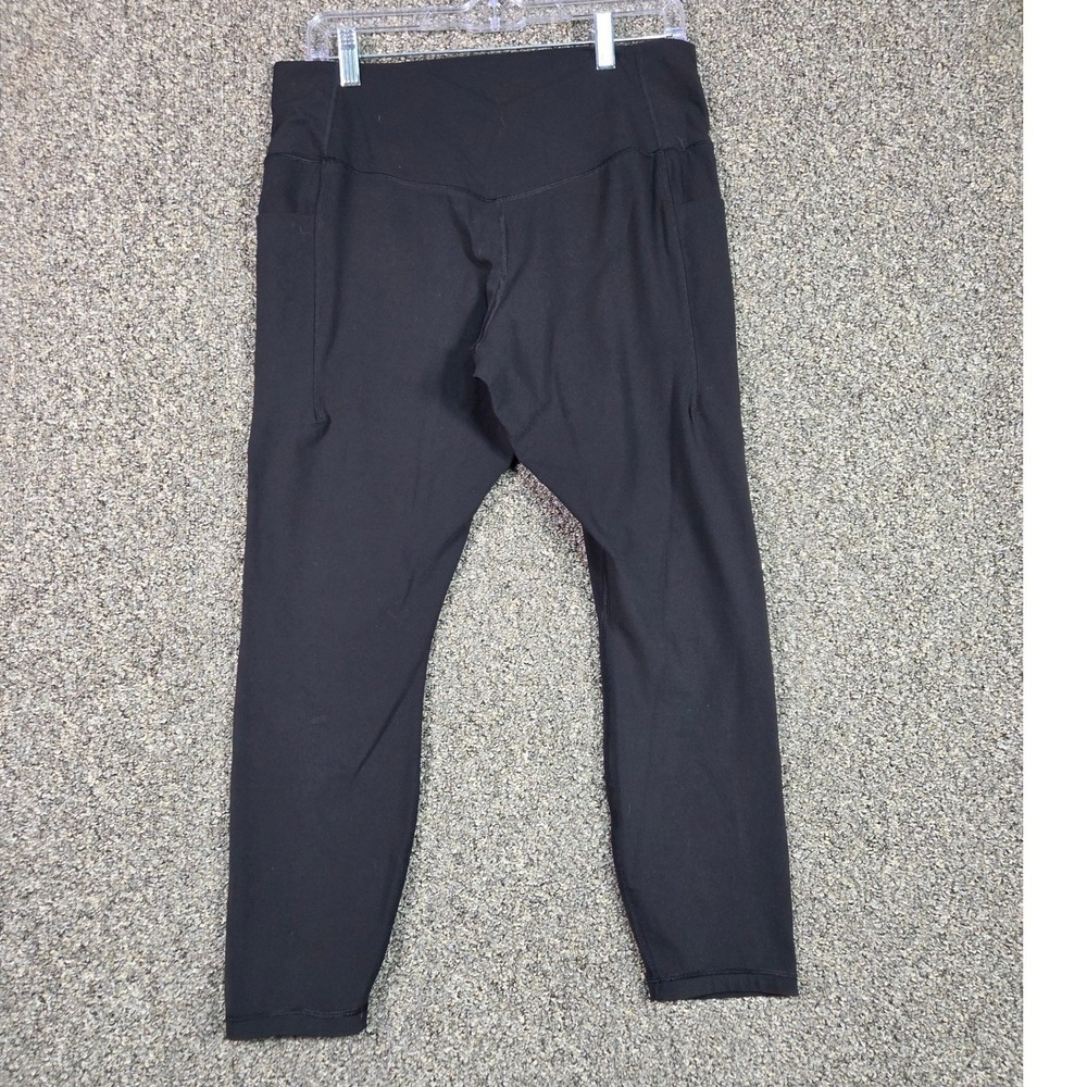 Member's Mark Leggings Womens XXL Black Everyday High-Rise Ankle LASS4235-13